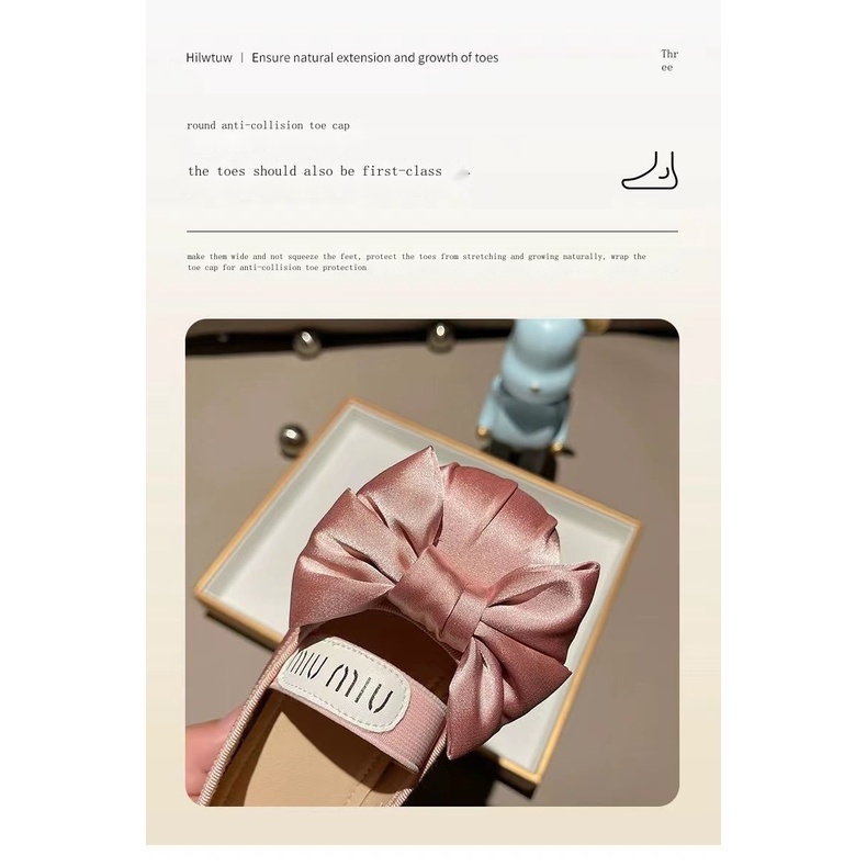 Giày Búp Bê Da Đế Mềm Chống Trượt Thời Trang Xuân Thu 2023 Cho Bé Gái