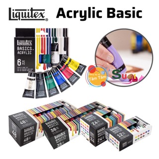 [ Tâm Tâm ] Màu Acrylic Liquitex Basic Set 22ml