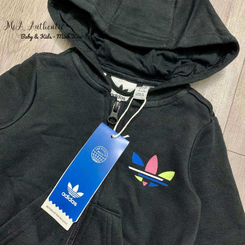 Bộ quần áo thể thao bé trai Adidas Adicolor Full-zip Hoodie Auth