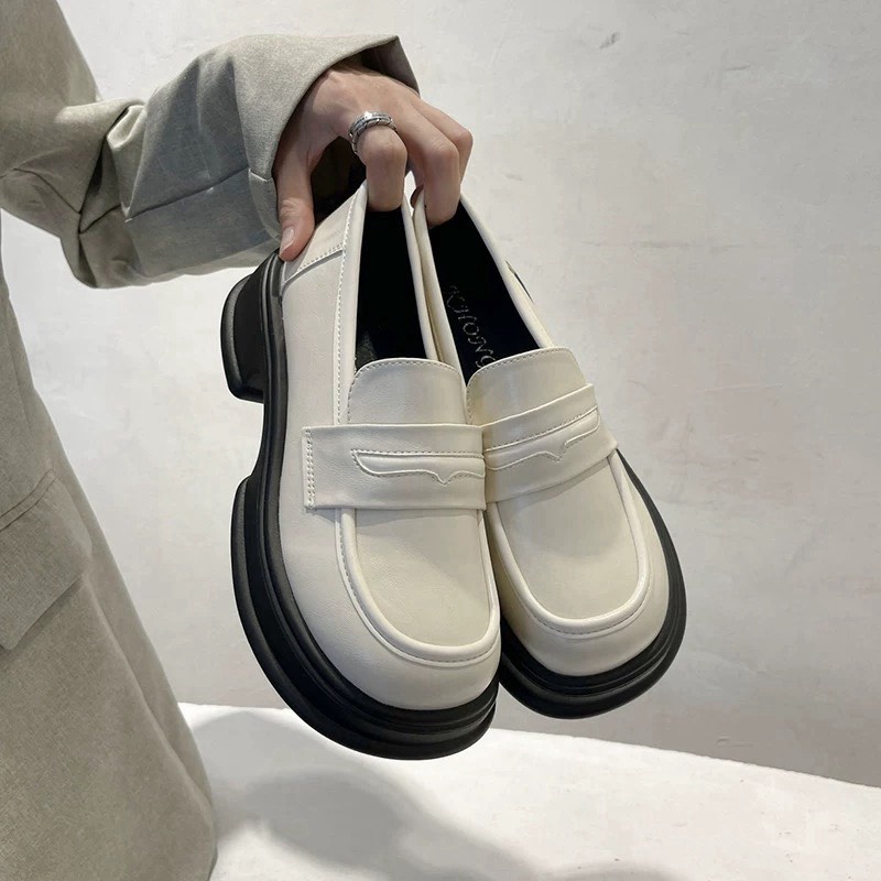 XẢ KHO SIÊU RẺ Giày nữ Oxford cổ thấp đế nâu 2 màu siêu đẹp