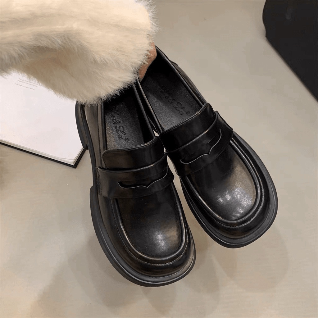 XẢ KHO SIÊU RẺ Giày nữ Oxford cổ thấp đế nâu 2 màu siêu đẹp