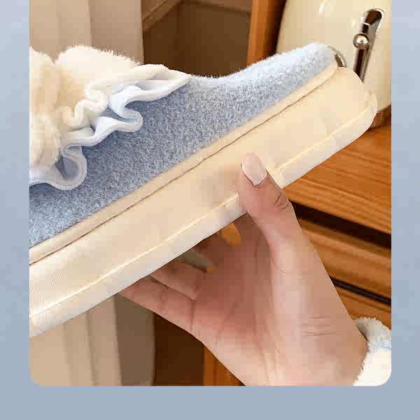 Dễ Thương Dép cotton Đế Dày Thời Trang Thu Đông 2023 Dành Cho Nữ