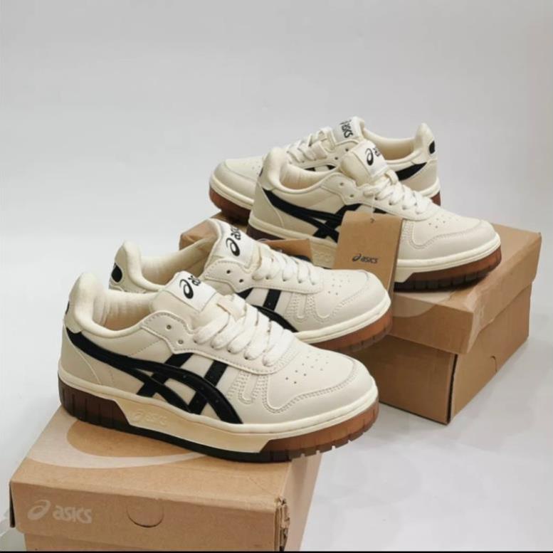Giày Thể Thao Asics Court MZ Cream Black Gum