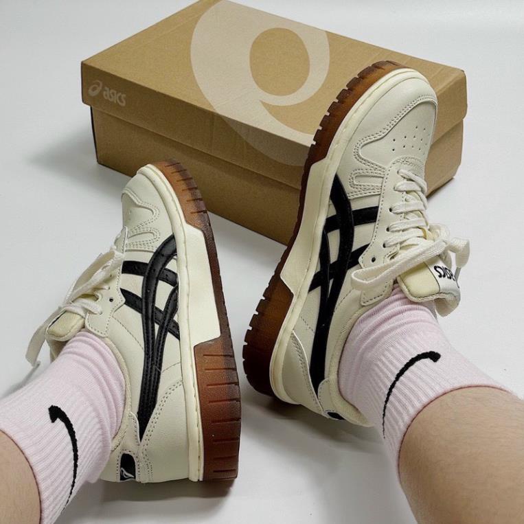 Giày Thể Thao Asics Court MZ Cream Black Gum