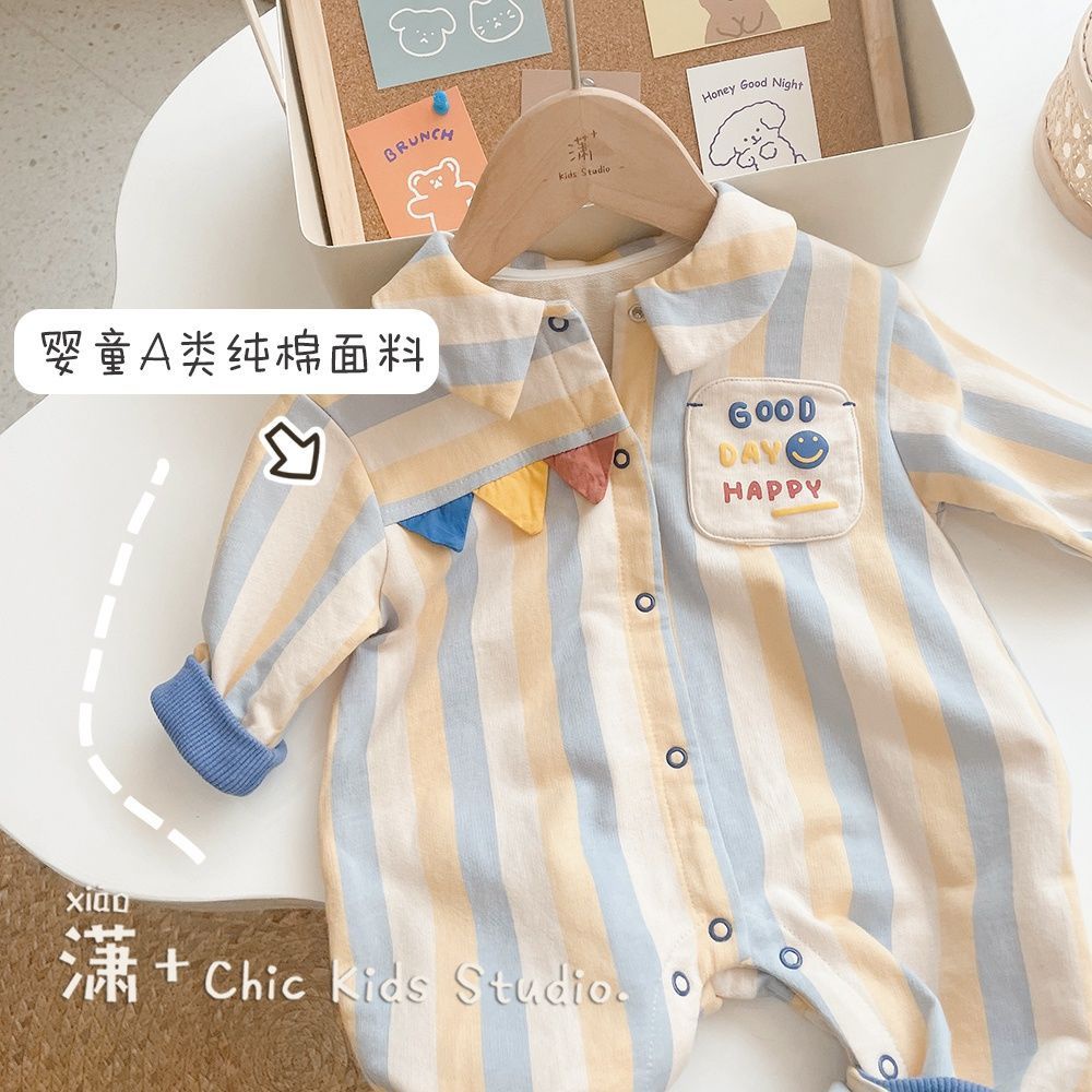 Romper Thời Trang Mùa Thu Đáng Yêu Dành Cho Bé Trai 8.25 Tuổi