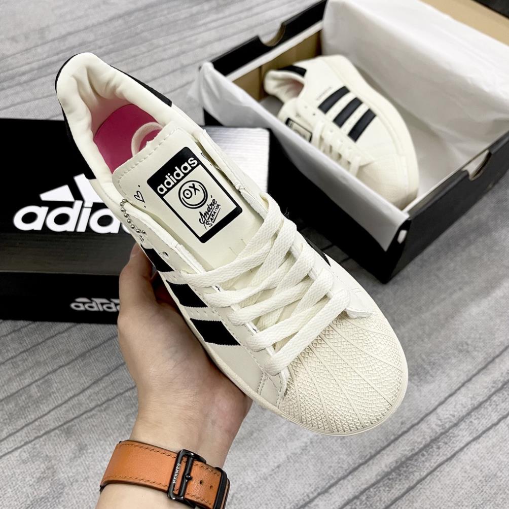 Giày thể thao Adidas Superstar X André Saraiva 'Cream' hot trend 2022_Sneaker Sò kem XO_ Full size_Hàng 1;1