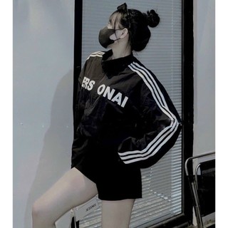 Áo Khoác Gió Nữ Dáng croptop phối dây rút in chữ PERSON,vải gió cao cấp, phối đồ cực dễ, tôn dáng