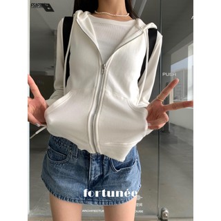 Áo Khoác Hoodie Nữ Có Khóa Kéo Thời Trang