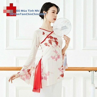 OD - A123 | Áo lưới hoa xẻ tay múa cổ trang Trung Quốc - Đồ Múa Diễm Phương