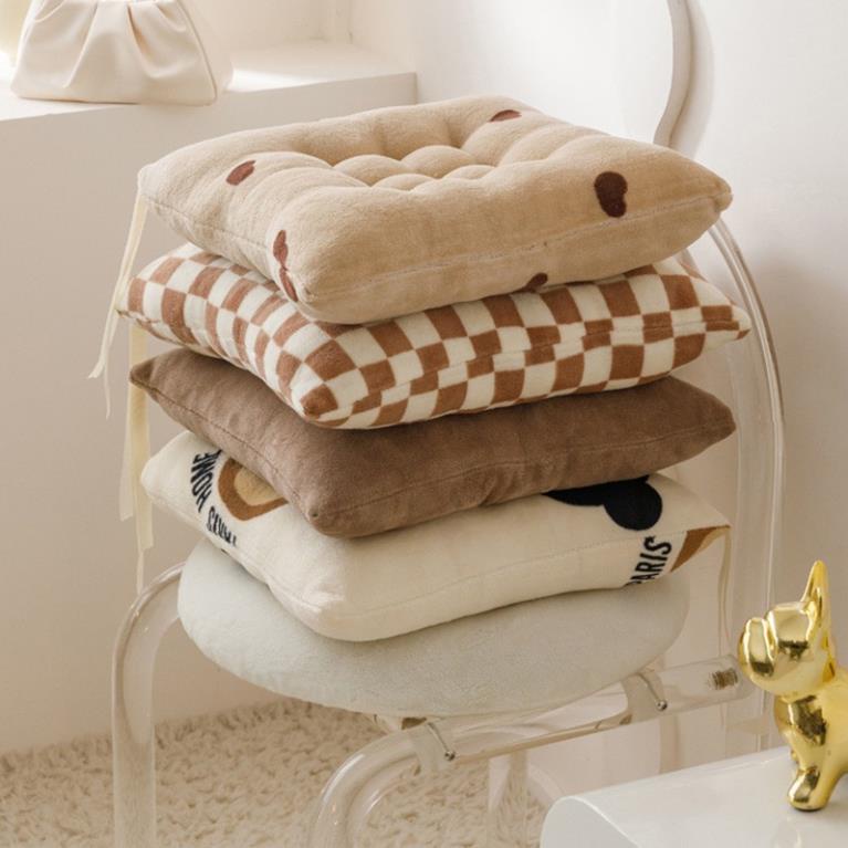 Đệm Lót Ghế Ngồi Văn Phòng Hình Vuông Dày Dặn Êm Ái