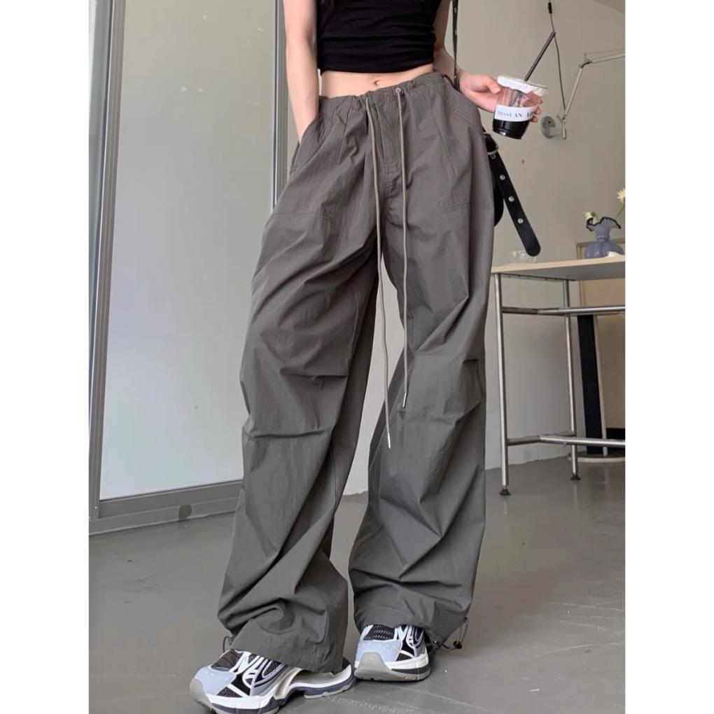 QUẦN TÚI VẢI vải dù mát có cạp chun sau form rộng dây rút gấu 23 August Store - Quanvaidu_6929_P13K11