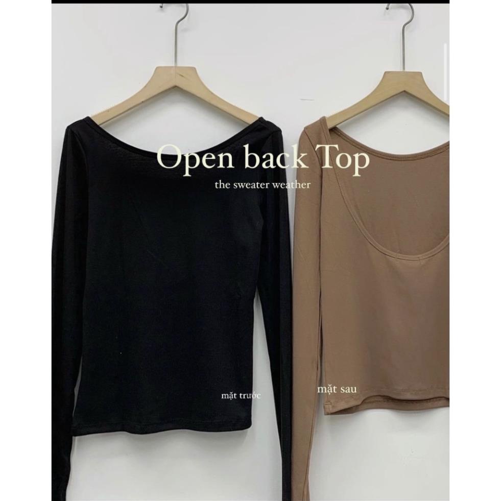 ÁO THUN HỞ LƯNG  dài tay Aogiaycatxelung189/P1K8
