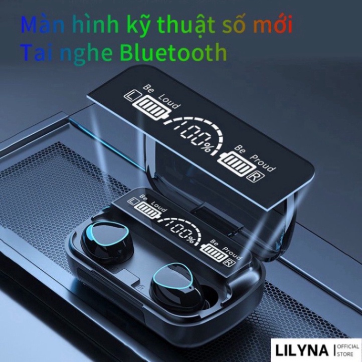 Tai Nghe Công nghệ Bluetooth M10 bản Pro Pin Trâu 3000mah, Nút Cảm Ứng, Screen Led Gaming, Chống Nước [ Hàng Tốt ]