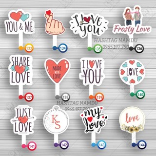 Hastag chụp ảnh chủ đề love, trái tim