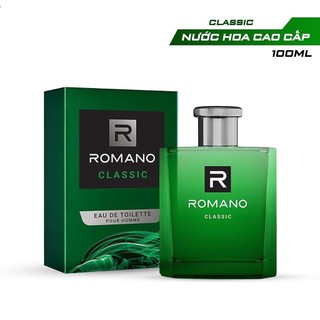 Nước Hoa Nam Romano Classic Hương thơm nam tính, sang trọng, đẹp 100ml