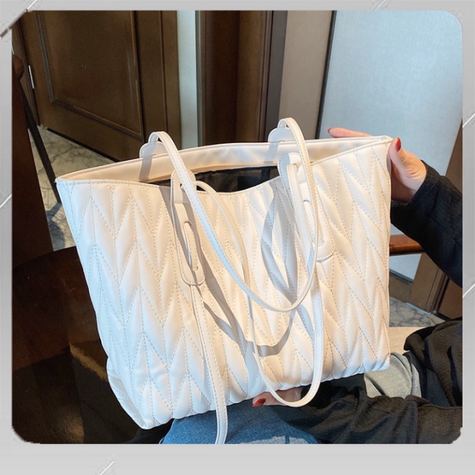 Túi xách bản to túi tote chất da siêu mềm kiểu dáng đơn giản