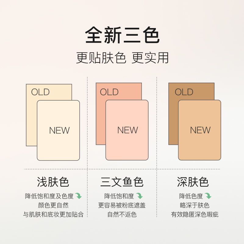 Kem Che Khuyết Điểm spenny / poetry penny Ba Màu Che Phủ Quầng Thâm / Mụn / Tàn Nhang