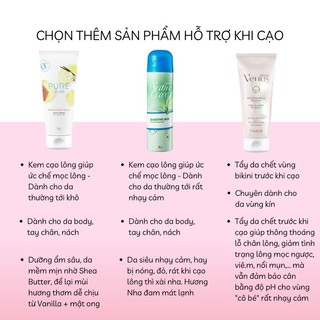 Dao cạo GILLETTE Venus Smooth Razor 3 blades (Chuyên dụng cho nữ)