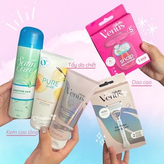 Dao cạo GILLETTE Venus Smooth Razor 3 blades (Chuyên dụng cho nữ)