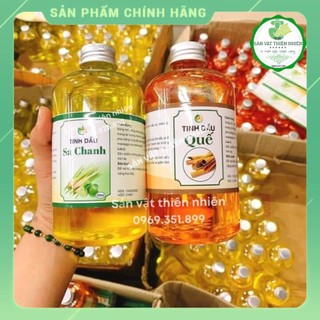 Tinh dầu sả - quế - bạc hà chai 500ml