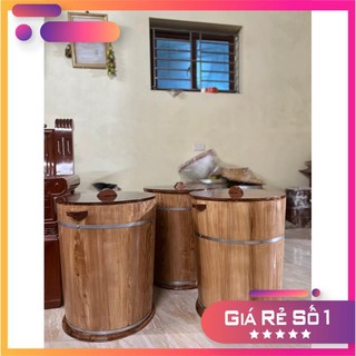 Thùng gạo gỗ sồi 10kg 20kg 30kg