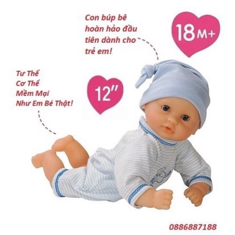 Búp Bê Thân Gòn Mắt Chớp Anmiya 30 cm 12 inch