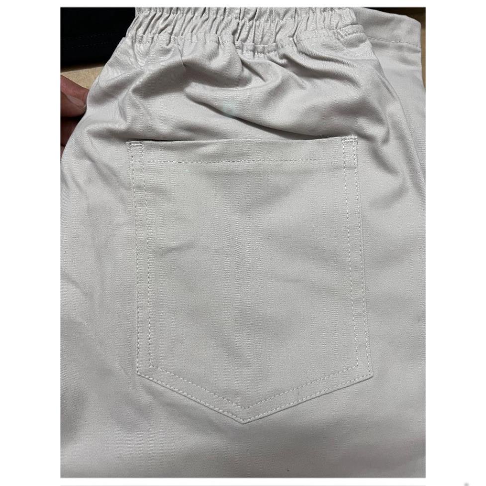 Quần kaki nam, bé trai lưng thun ống suông dáng baggy vải xịn co giản size từ 45- 75 ký  cao cấp.