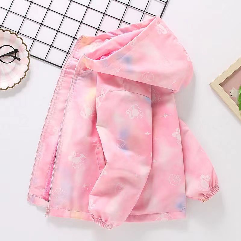 Áo Khoác Chống Gió Phong Cách Thời Trang Xuân Thu 2023 Dành Cho Bé Trai Và Bé Gái