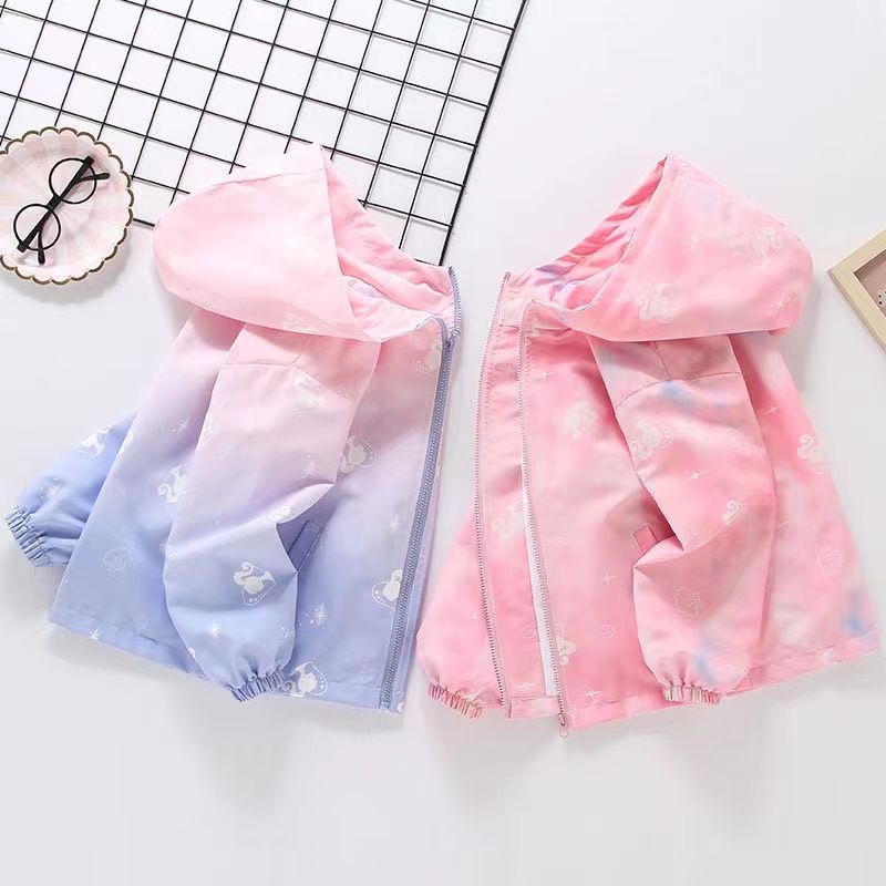 Áo Khoác Chống Gió Phong Cách Thời Trang Xuân Thu 2023 Dành Cho Bé Trai Và Bé Gái