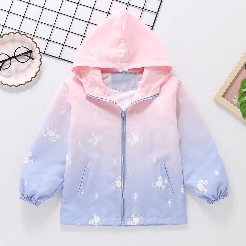 Áo Khoác Chống Gió Phong Cách Thời Trang Xuân Thu 2023 Dành Cho Bé Trai Và Bé Gái