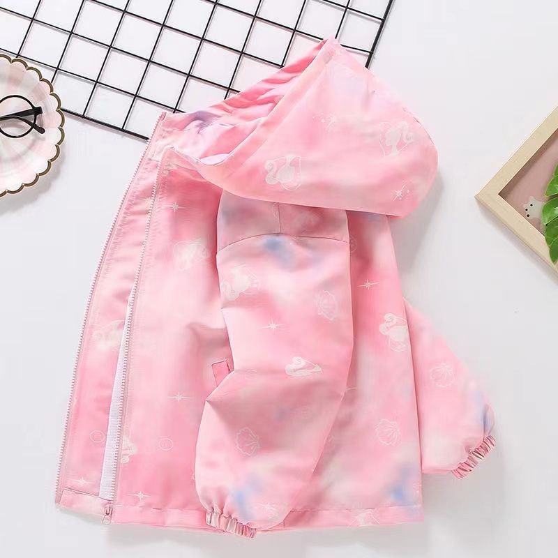Áo Khoác Chống Gió Phong Cách Thời Trang Xuân Thu 2023 Dành Cho Bé Trai Và Bé Gái