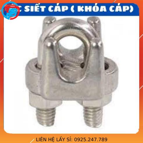Ốc siết cáp INOX 304 - khóa cáp - cóc kẹp cáp - size 2mm, 4mm, 5mm, 6mm, 8mm, 10mm - Kim khí capthepsaigon
