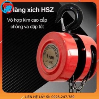 Pa lăng xích kéo tay 1 tấn 2.5m/ 5m