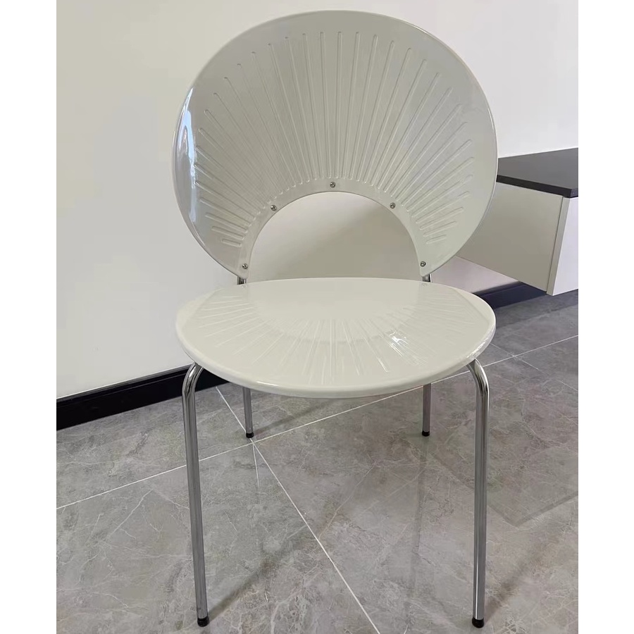 Bắc Âu Home Shell Ghế Acrylic Hometel Khách sạn Cà phê Ghế ăn tựa lưng Ghế giải trí