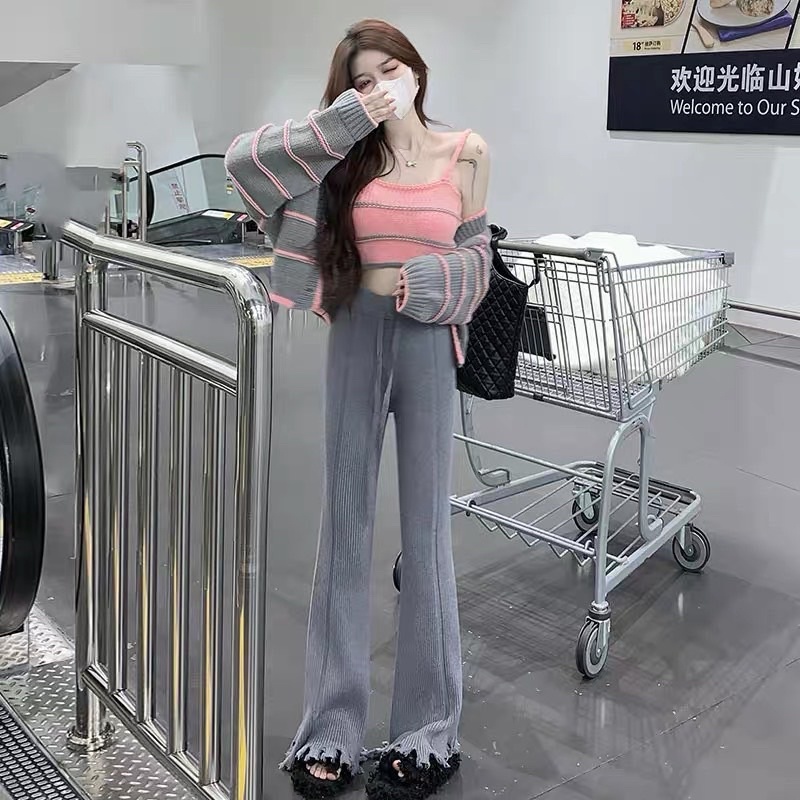 Sét len 2 món cadigan len kèm áo 2s hàng QC chuẩn L1