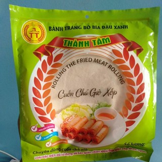 bánh tráng bò pía đậu xanh thành tâm loại đặc biệt chay mặn đều dùng được