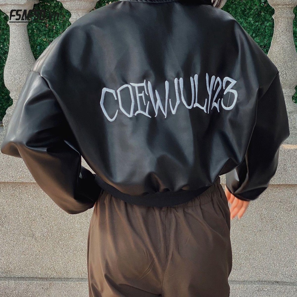 Áo Khoác Bóng Chày Dài Tay Phong Cách retro Thời Trang Cho Nữ