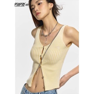 Áo Khoác cardigan Dệt Kim Màu Xanh Dương Vàng Phong Cách Mới 2023