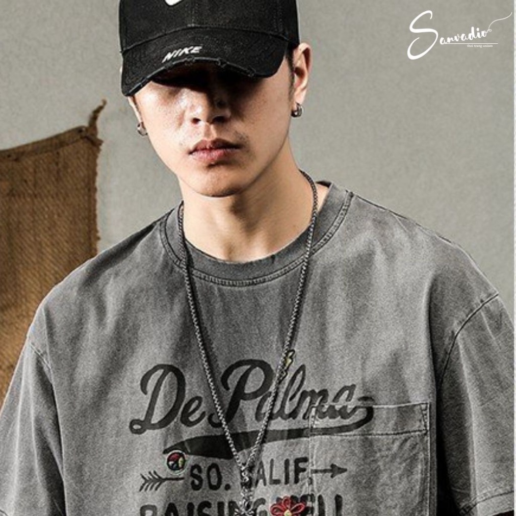 Áo Phông Gucci Thêu Logo Sọc Tay Áo Chất Cotton - Áo Thun Nam Nữ Gucci Chất Cotton Logo Thêu