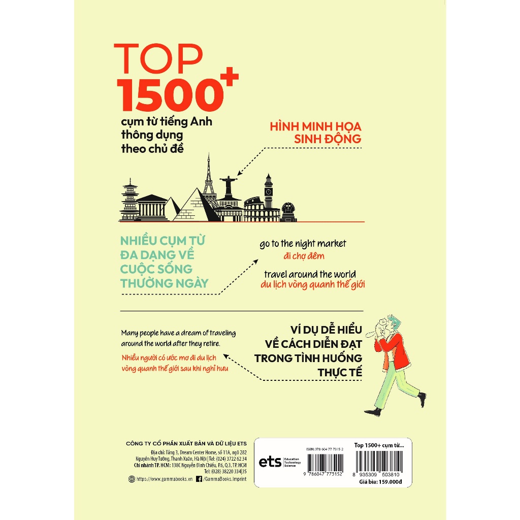 Sách - Daily Expression: Top 1500+ Cụm Từ Tiếng Anh Thông Dụng Theo Chủ Đề (AlphaBooks)