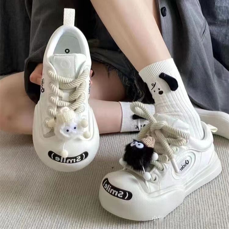 Dễ Thương Giày Sneaker Đế Dày Thời Trang Mùa Hè Cho Nữ
