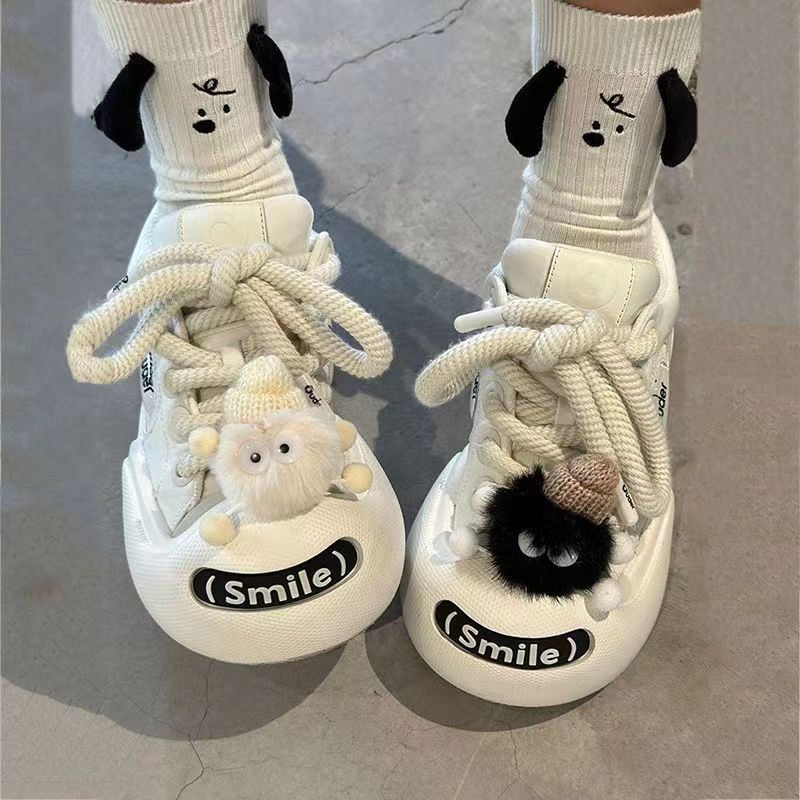 Dễ Thương Giày Sneaker Đế Dày Thời Trang Mùa Hè Cho Nữ