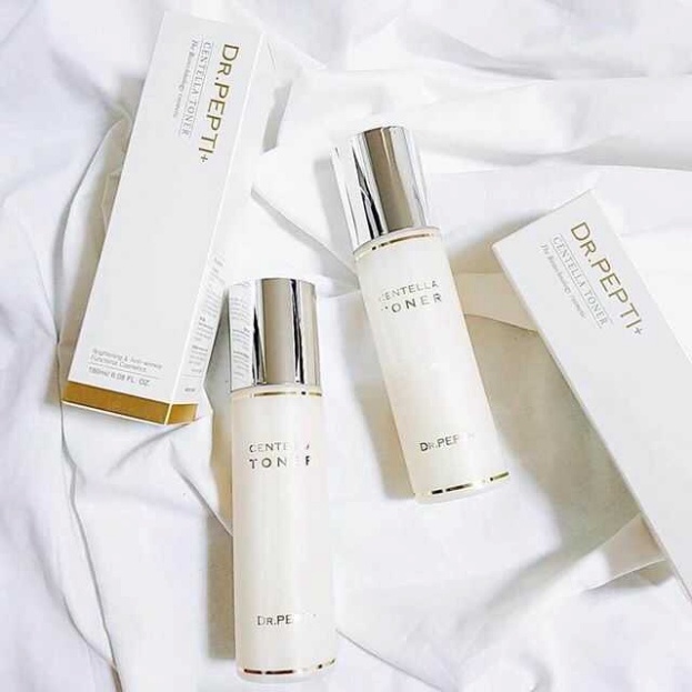 Nước Hoa Hồng Dưỡng Da Căng Bóng Dr.Pepti Centella Toner 180ml ,cấp ẩm , căng bóng trẻ hóa da tức thì Hongspa.official | BigBuy360 - bigbuy360.vn