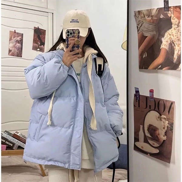 Áo Khoác Phao Dày Thời Trang Mùa Đông Cho Nữ