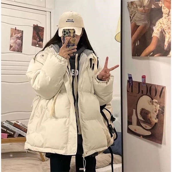 Áo Khoác Phao Dày Thời Trang Mùa Đông Cho Nữ