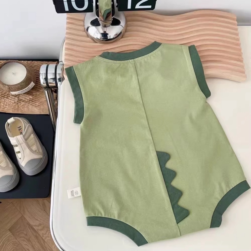 Bodysuit cho bé, body chip bé trai, body chip bé gái hình khủng long chất vải cotton mềm - Babyfit