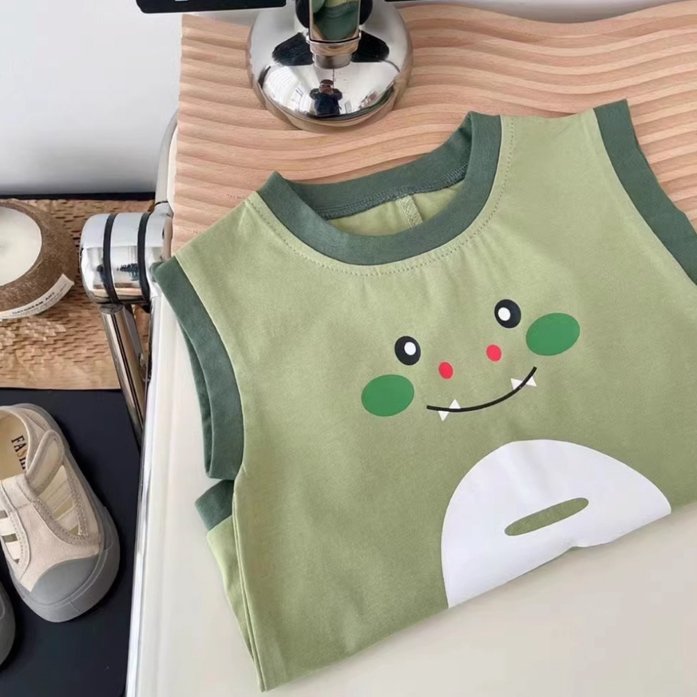 Bodysuit cho bé, body chip bé trai, body chip bé gái hình khủng long chất vải cotton mềm - Babyfit