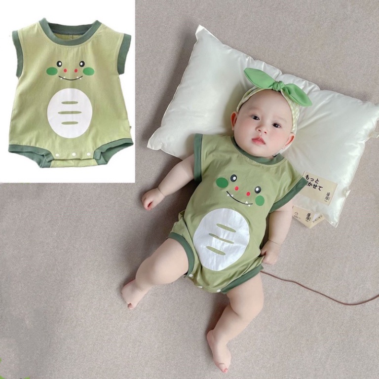 Bodysuit cho bé, body chip bé trai, body chip bé gái hình khủng long chất vải cotton mềm - Babyfit