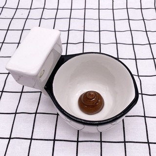 Ly uống nước có nắp hình cục phân/hình bồn cầu vui nhộn
