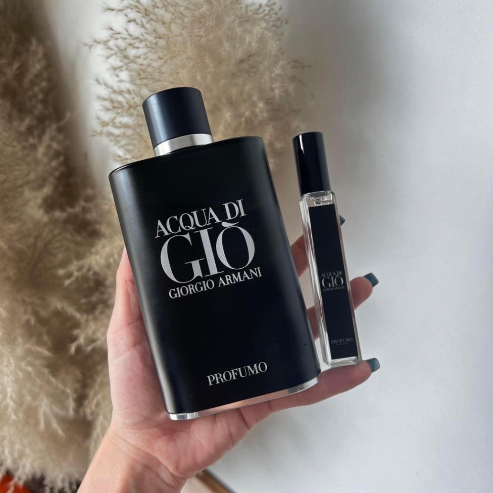 Nước Hoa Nam Giorgio Armani Acqua Di Gio Giò Đen Profumo Dung Tích 100ml - Hương Thơm Nam tính, Lịch lãm, Tươi mát - Zuy